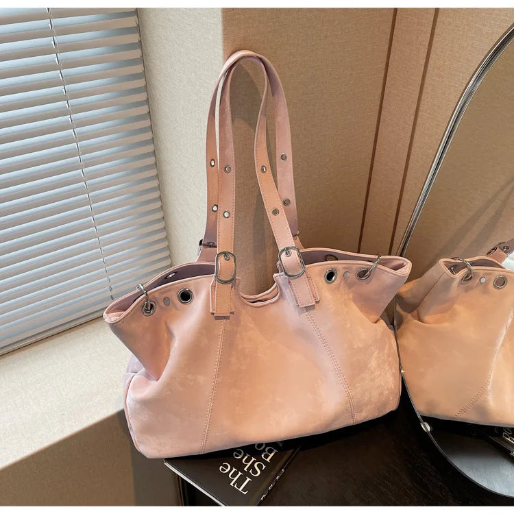 The Suede Personaility Tote