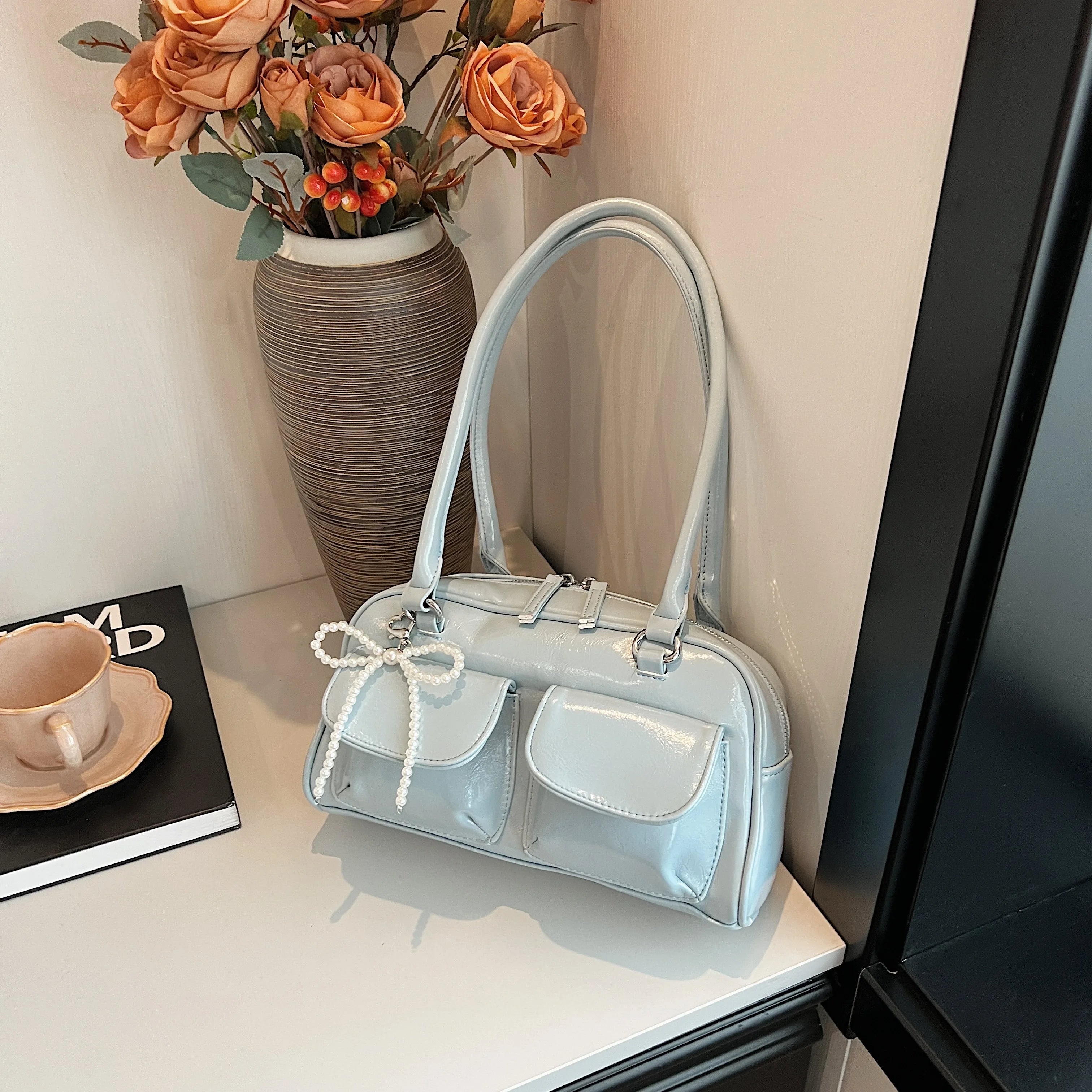Bow Pillow Shoulder Bag