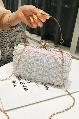 Sequin Beaded Evening Clutch