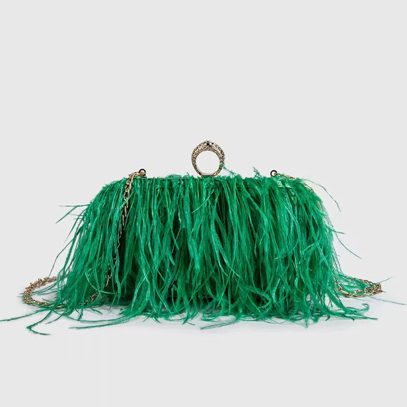 The Feather Clutch