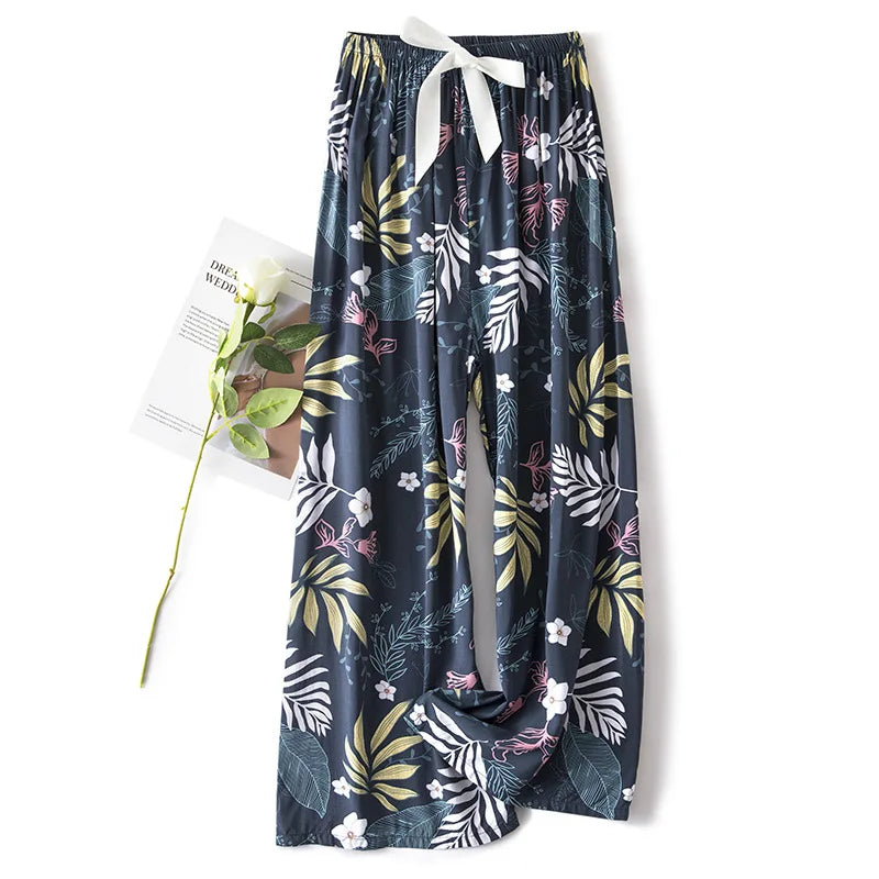 Lattice Print Lounge Pants