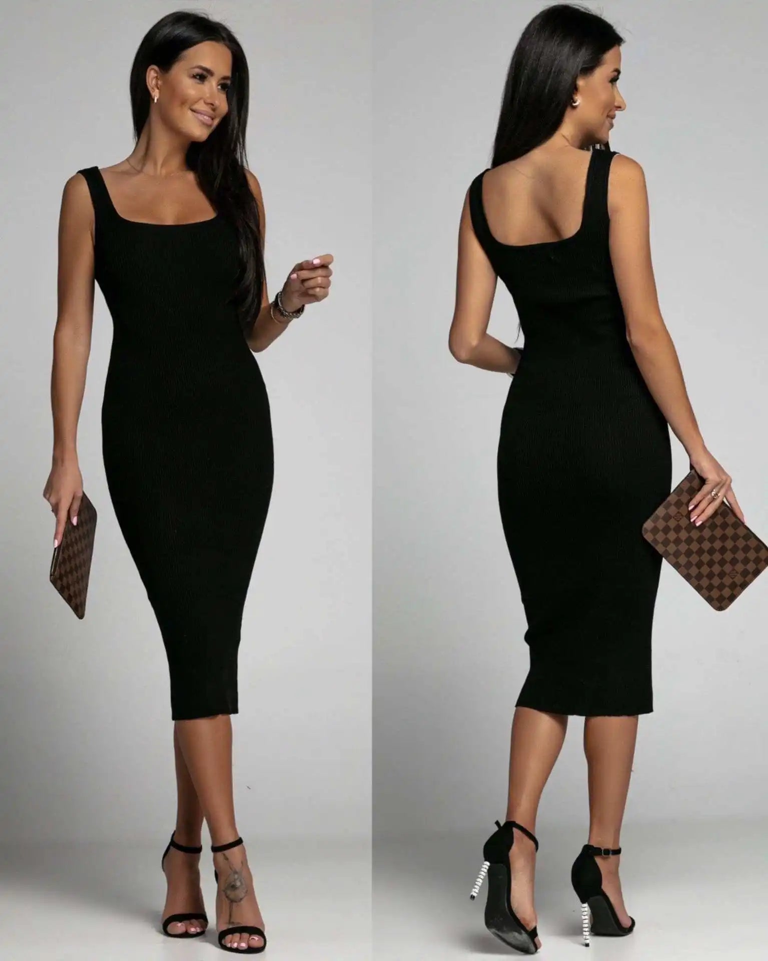 The Elegant Pencil Midi Dress