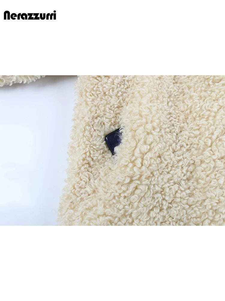 Oversized Fuzzy Faux Fur Coat