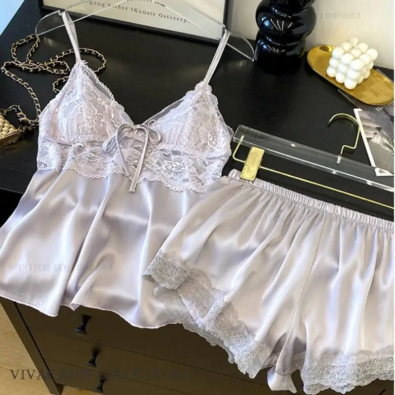 Suspender Lounge Set