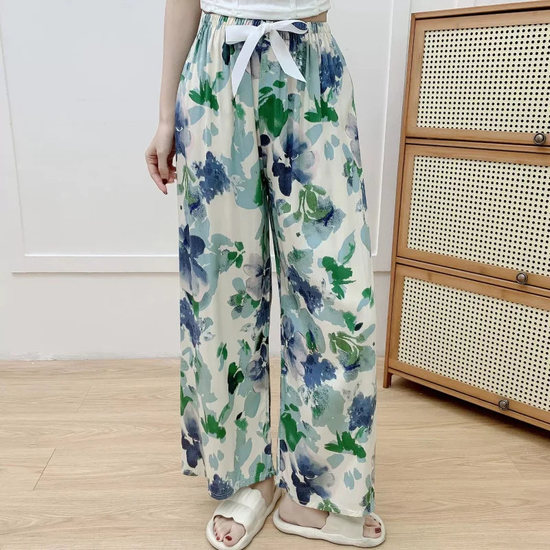 Lattice Print Lounge Pants