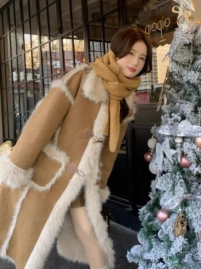 Luxury Shearling Parka Coat