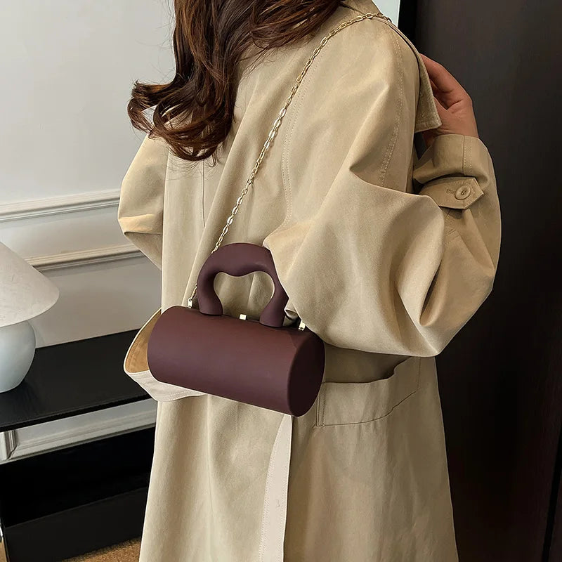 The Elegant Cylinlder Crossbody Bag