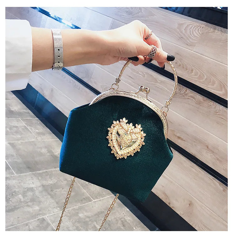 The Shiny Heart Luxury Bag