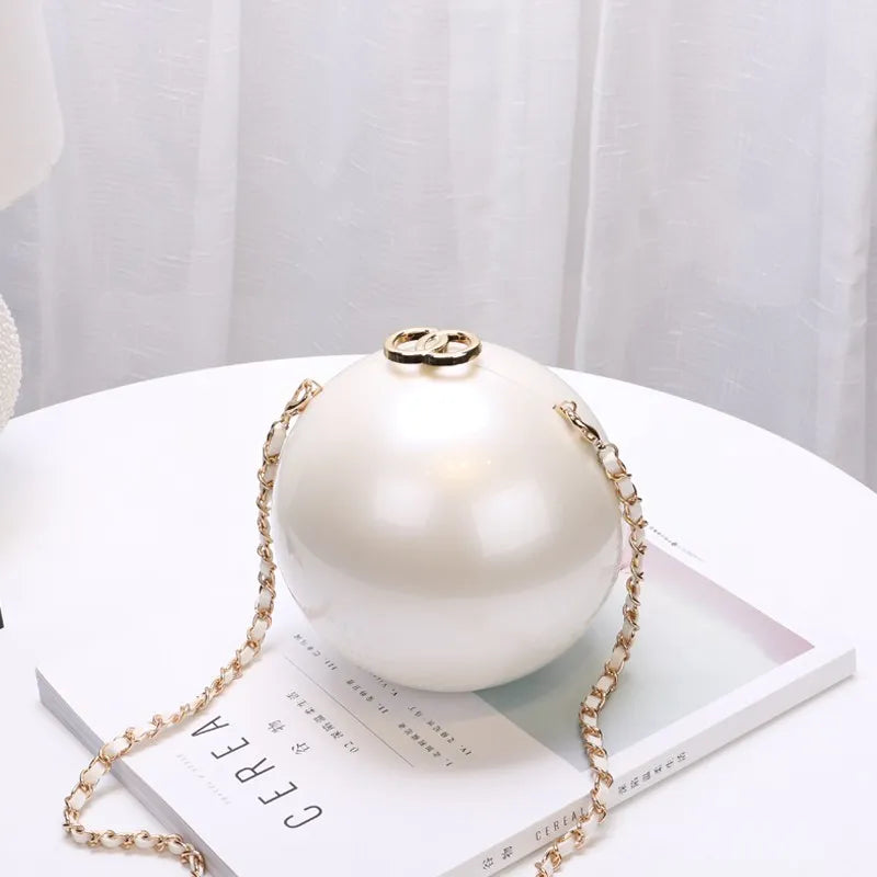 Spherical Acrylic Crossbody Bag
