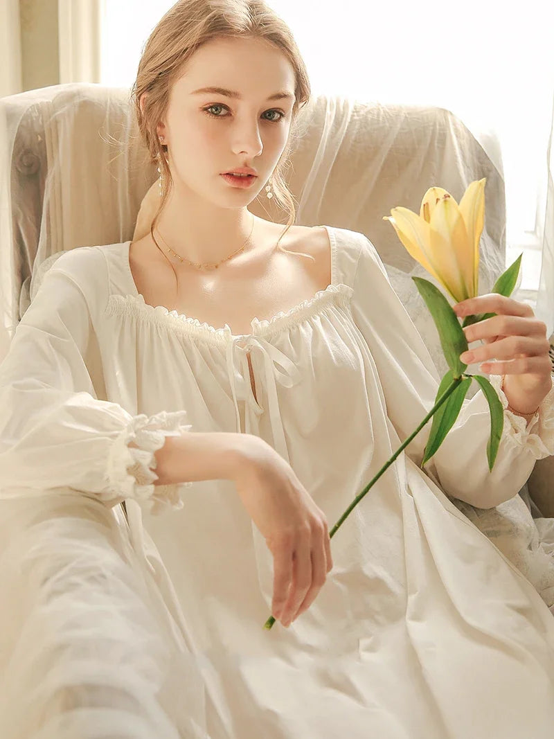 Victorian Ruffle Nightgown