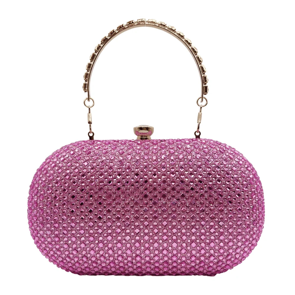 Rhinestone Crystal Clutch Purse
