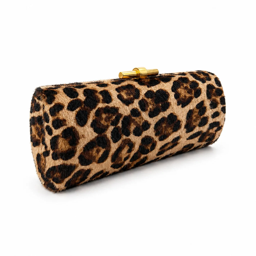 The Velvet Leather Clutch Crossbody