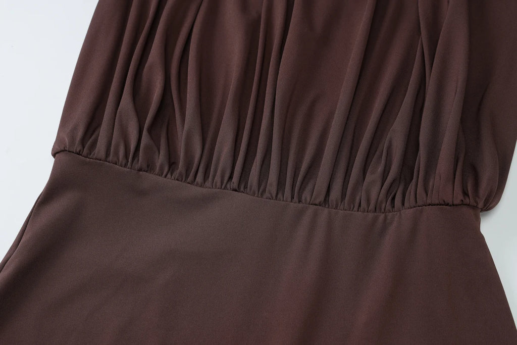 The Backless Lace-up Bodycon Dress