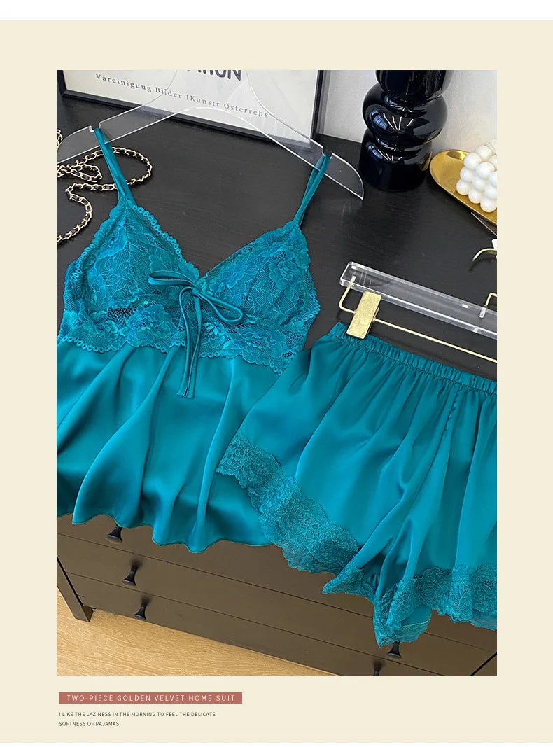 Suspender Lounge Set