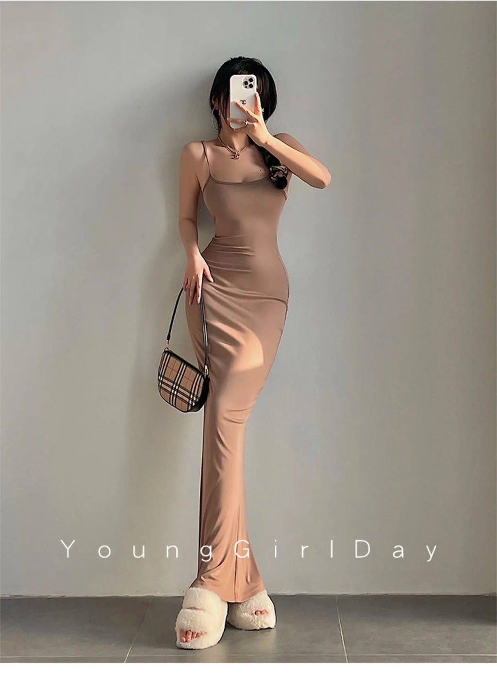 Slim Fit Fishtail Dress