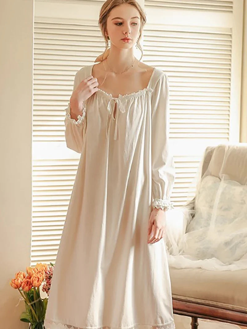 Victorian Ruffle Nightgown