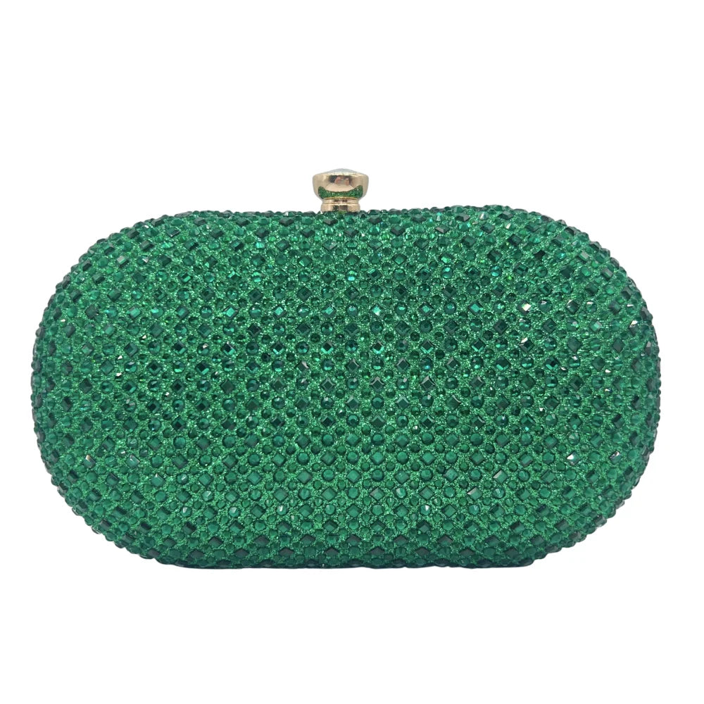 Rhinestone Crystal Clutch Purse